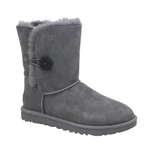 UGG Skórzane śniegowce W Bailey Button II | z dodatkiem wełny - Śniegowce damskie - miniaturka - grafika 1
