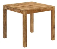 Stoły - Brązowy mały stół z drewna mango C4-S43 - miniaturka - grafika 1