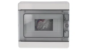 elettrocanali Rozdzielnica modułowa PV 1x8 natynkowa drzwi transp. seria 620 IP65 200x180x100 szyna N+PE szara EC62008E EC62008E - Rozdzielnie elektryczne - miniaturka - grafika 1