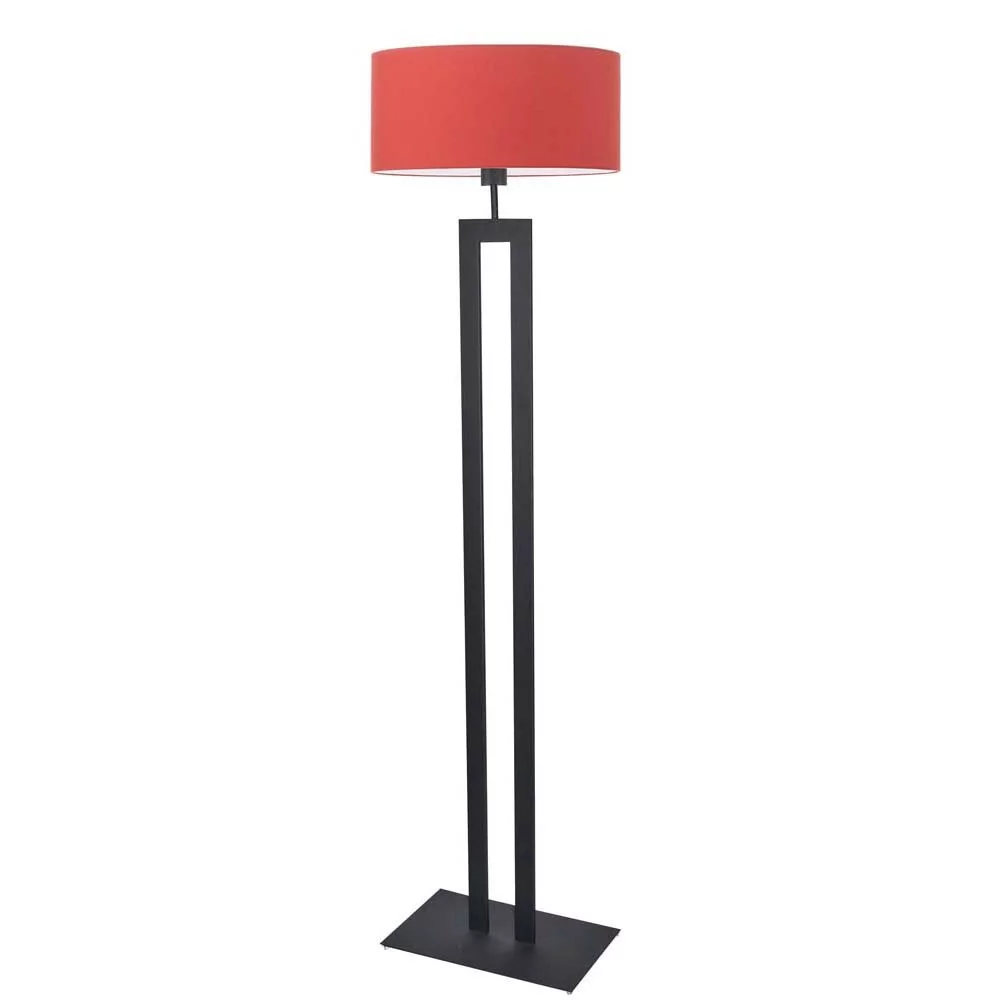 Lampa podłogowa LYSNE Kalifornia, 60 W, E27, czerwono-czarna, 161x40 cm