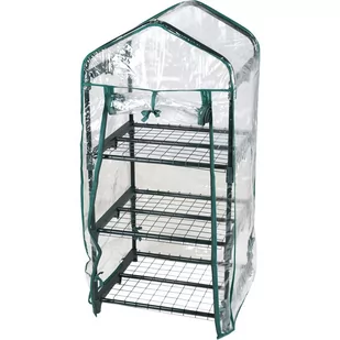 SZKLARNIA OGRODOWA METAL/PP 50X45X105CM 339002 - Szklarnie ogrodowe - miniaturka - grafika 1