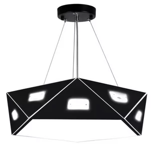 Candellux Lighting czarny żyrandol NEMEZIS 31-59130 z żarówkami lampa sufitowa do kuchni nad stół regulacja - Lampy sufitowe - miniaturka - grafika 1