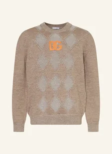 Dolce & Gabbana Sweter beige - DOLCE & GABBANA - Swetry dla chłopców Dolce & Gabbana Sweter beige - DOLCE & GABBANA - Swetry dla chłopców - miniaturka - grafika 1