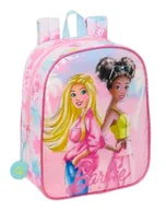 Plecaki szkolne i tornistry - Safta BARBIE PAINTERLY plecak dziecięcy, plecak dziecięcy, plecak szkolny, odpowiedni do samochodu, idealny do przedszkola, wygodny i wszechstronny, jakość i wytrzymałość, 22 x 10 x 27 cm, - miniaturka - grafika 1