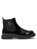 Buty dla chłopców - Tommy Hilfiger Botki Chelsea Boot T1A5-33563-0343 S Czarny - miniaturka - grafika 1