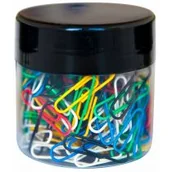 Spinacze i klipsy do papieru - Q-Connect Spinacz 26mm kolo słoik op.100 KF03648 - miniaturka - grafika 1