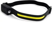 Latarki - Czołówka sterowana czujnikiem ręki 4 tryby LED COB ładowana z USB - miniaturka - grafika 1