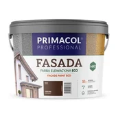 Farby zewnętrzne - Primacol Farba Fasada Eco ciemny brąz 9 l - miniaturka - grafika 1