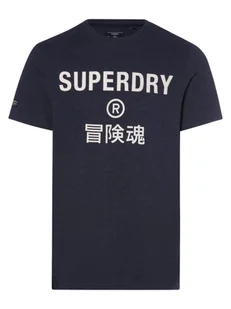 Superdry - T-shirt męski, szary - Koszulki męskie - miniaturka - grafika 1