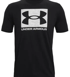 Koszulka męska Under Armour ABC Camo Boxed Logo czarna - Koszulki męskie - miniaturka - grafika 1