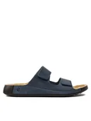Klapki i japonki męskie - ECCO Klapki 2Nd Cozmo M 2 Strap Slide 50090402038 Granatowy - miniaturka - grafika 1