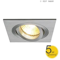 Lampy ścienne - Spotline Reflektorek wpuszczany NEW TRIA GU10 square- alu szczotkowane (111726) - - miniaturka - grafika 1