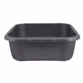 Inne artykuły do sprzątania - Miska kwadrat Alaca 15 l srebrna - miniaturka - grafika 1