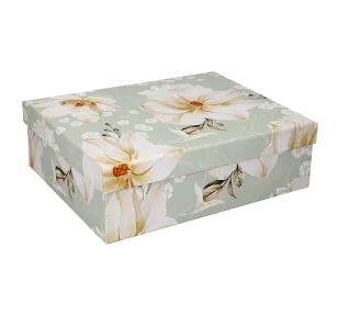 Incood pudełko prezentowe w kwiatowy wzór L - Opakowania i torebki na prezenty - miniaturka - grafika 1