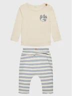 Bluzki damskie - United Colors Of Benetton Komplet bluzka i spodnie 3POMAK002 Kolorowy Regular Fit - miniaturka - grafika 1