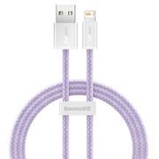 Kable USB - Baseus Kabel USB do Lightning Dynamic 2.4A 1m fioletowy) - miniaturka - grafika 1