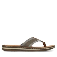 Klapki i japonki męskie - Japonki Rieker 21095-42 Beżowy - miniaturka - grafika 1