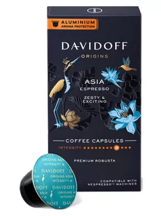 Kapsułki do ekspresu DAVIDOFF Nespresso Origins Asia Espresso 10 szt - Kawa w kapsułkach i saszetkach - miniaturka - grafika 1