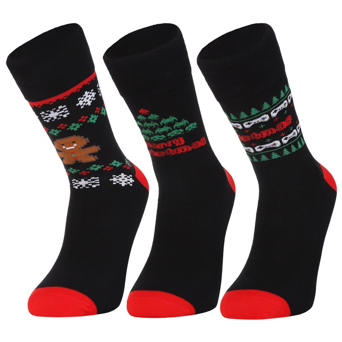 3 pary Męskie Skarpetki Świąteczne Idealny Prezent Duży Wybór MORAJ r 39-42