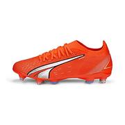 Piłka nożna - PUMA Męskie buty piłkarskie Ultra Match Mxsg, Ultra pomarańczowy Puma biały niebieski błyszczący, 40 EU - miniaturka - grafika 1