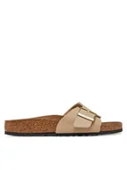 Klapki i japonki damskie - Birkenstock Klapki Catalina 1029245 Beżowy - miniaturka - grafika 1