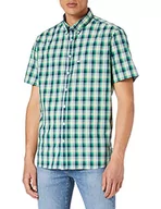 Koszule męskie - Camel Active Koszula Męska 4092145S47, Jungle Green, M - miniaturka - grafika 1