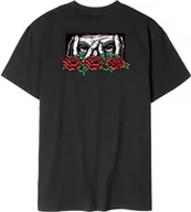 Koszulki męskie - t-shirt męski SANTA CRUZ DRESSEN ROSES EVER-SLICK TEE Black - miniaturka - grafika 1