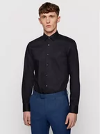 Koszule męskie - Boss Koszula Jesse 50451092 Granatowy Slim Fit - miniaturka - grafika 1