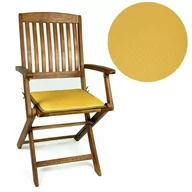 Poduszki ogrodowe - Poduszka na krzesło siedzisko nakładka 40x40 - Comfyknit - Musztardowa - miniaturka - grafika 1