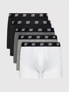 Cristiano Ronaldo CR7 Komplet 5 par bokserek Basic Trunk 5-Pack 8106-49-2400 Szary L, M, S, XL, XXL - Majtki męskie - miniaturka - grafika 1