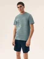 Piżamy męskie - Piżama Surf 42598-77X Zielona - miniaturka - grafika 1