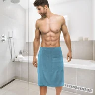 Okrycia kąpielowe dla dzieci - Kilt Sauna 70x171 niebieski - miniaturka - grafika 1