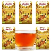 Herbata - Ajurwedyjska herbata Pumpkin Chai z dynią i pomarańczą BIO 32,3g - Yogi Tea - miniaturka - grafika 1