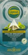 Herbata - Lipton Exclusive Selection English Breakfast 25 piramidek LIP.H.ENG.25 - miniaturka - grafika 1