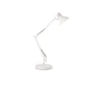 Lampy stojące - Ideal Lux Lampa stołowa WALLY TL1 TOTAL biała 193991 193991/IL - miniaturka - grafika 1