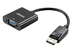 Kabel DisplayPort - VGA AKASA, 0.2 m - Kable komputerowe i do monitorów - miniaturka - grafika 1