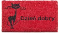 Wycieraczki - Wycieraczka Red Cat Dzień Dobry - miniaturka - grafika 1