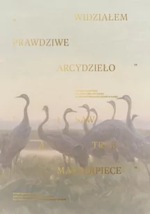 Widziałem prawdziwe arcydzieło - Książki o kulturze i sztuce - miniaturka - grafika 1