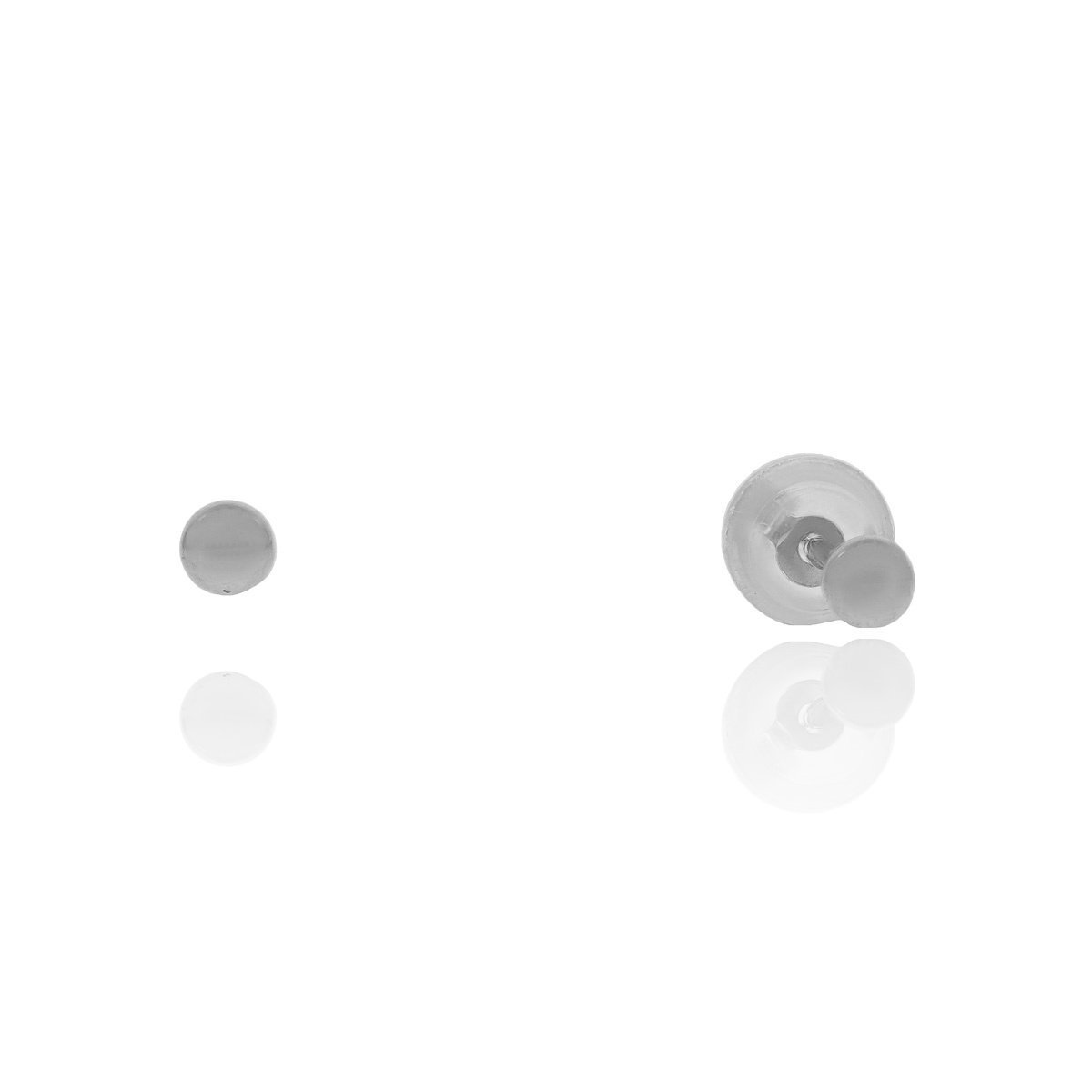 Srebrne kolczyki kulki 3 mm sztyfty pr. 925