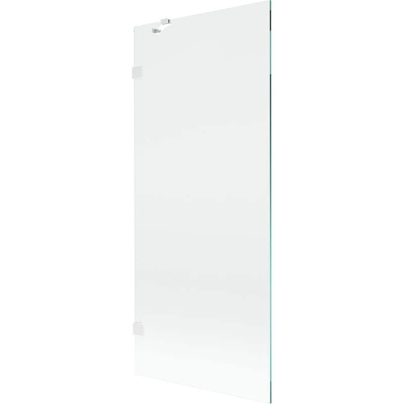 Mexen Lunar parawan nawannowy 1-skrzydłowy 80 x 150 cm, transparent, biały - 897-080-000-20-00