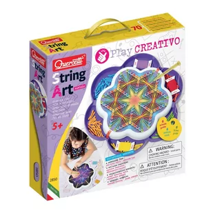 Quercetti String Art Mandala - Kreatywna zabawa 2850 - Zabawki kreatywne - miniaturka - grafika 1