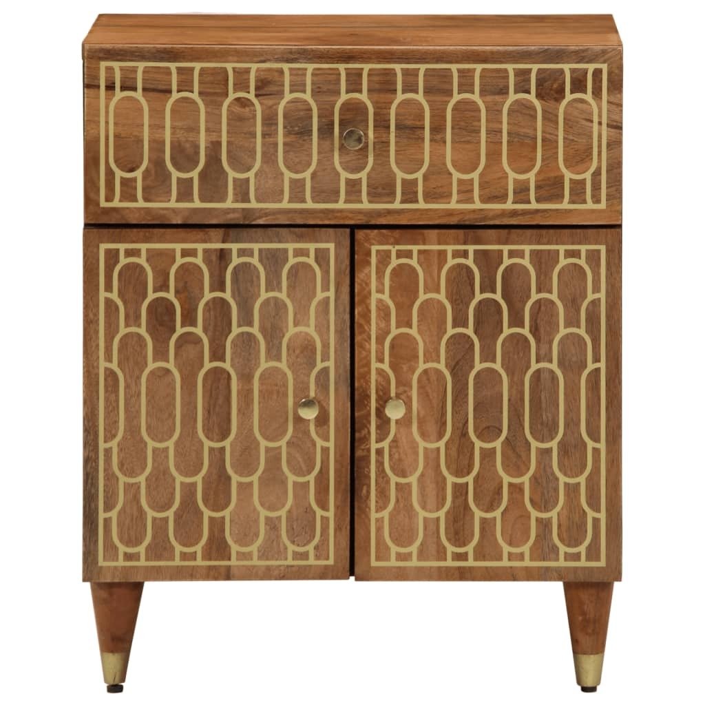 vidaXL Szafka nocna 50x33x60 cm z litego drewna mango