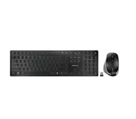 Zestawy myszka + klawiatura - CHERRY DW 9500 SLIM klawiatura Dołączona myszka RF Wireless + Bluetooth QWERTZ Czeski, Słowacki Czarny, Szary - miniaturka - grafika 1