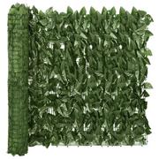 Markizy - vidaXL Lumarko Parawan balkonowy, ciemnozielone liście, 600x75 cm! 315486 - miniaturka - grafika 1
