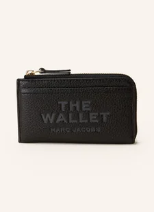 Marc Jacobs Portfel The Leather Top Zip Multi Wallet schwarz - Etui na dokumenty i karty - miniaturka - grafika 1