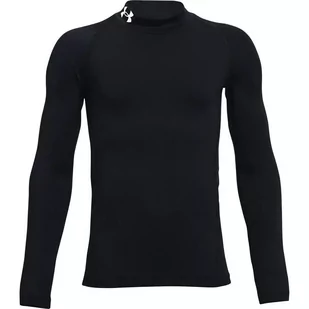 Koszulka chłopięca Under Armour CG ARMOUR MOCK LS - Odzież sportowa dziecięca - miniaturka - grafika 1