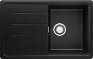 Zlewozmywaki - Zlew BRANDE LINK 780-45 BLACK METALLIC (czarny metalik) - miniaturka - grafika 1