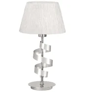 Lampy stojące - Srebrna lampka nocna - K293-Naresto - miniaturka - grafika 1