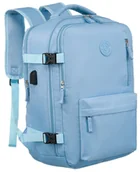 Plecaki - PETERSON plecak damski podróżny wielofunkcyjny z USB bagaż podręczny lotniczy 40x30x20 - miniaturka - grafika 1