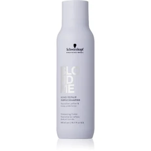 Schwarzkopf BlondMe Bond Repair, szampon fioletowy neutralizujący kolor włosów blond, 300ml - Szampony do włosów - miniaturka - grafika 1